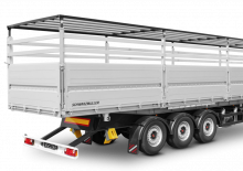 Kiper prikolice / Kiper Poluprikolice Schwarzmüller 3-axle 3-way tipper semitrailer - long-haul transport