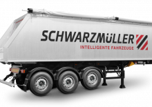 Kiper prikolice / Kiper Poluprikolice Schwarzmüller 3-axle aluminium hollow profile tipper semitrailer