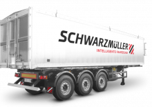 Kiper prikolice / Kiper Poluprikolice Schwarzmüller 3-axle large-scale aluminium hollow profile tipper semitrailer