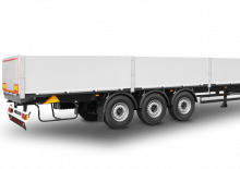 Kiper prikolice / Kiper Poluprikolice Schwarzmüller 3-axle platform semitrailer - building materials