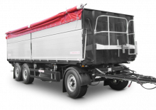 Kiper prikolice / Kiper prikolice Schwarzmüller 3-axle 3-way tipper trailer - long-haul transport