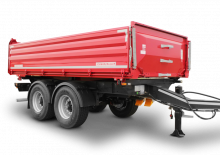 Kiper prikolice / Kiper prikolice Schwarzmüller Centre-axle 3-way tipper trailer - building site