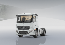 Krute šasije Mercedes-Benz Actros 1824 L 4x2