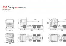 Krute šasije Hyundai Commercial Vehicles H380.310 D6HA40A