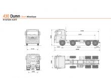 Krute šasije Hyundai Commercial Vehicles H380.430 D6HA3H