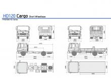 Krute šasije Hyundai Commercial Vehicles HD 120 4x2 D6GA224