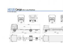 Krute šasije Hyundai Commercial Vehicles HD 120 4x2 D6GA25A