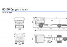 Krute šasije Hyundai Commercial Vehicles HD170 4x2 D6AV