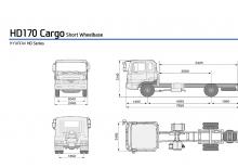Krute šasije Hyundai Commercial Vehicles HD170 4x2 D6GA2E