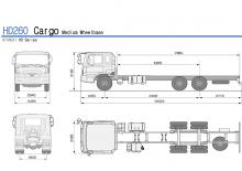 Krute šasije Hyundai Commercial Vehicles HD260 6x4 D6AC