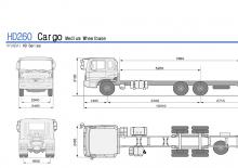 Krute šasije Hyundai Commercial Vehicles HD260 6x4 D6CA38