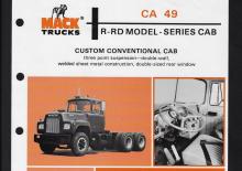 Krute šasije Mack RL457L CA49 1160 4x2