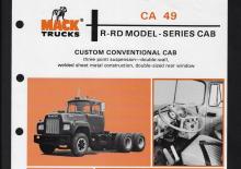 Krute šasije Mack RL493L CA49 V555 4x2