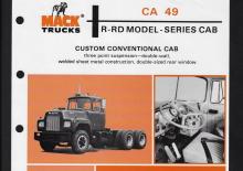 Krute šasije Mack RS457L CA49 1150 4x2