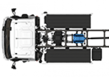 Krute šasije DAF XB 120 FA 12t Electric