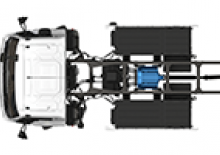 Krute šasije DAF XB 190 FA 16t Electric