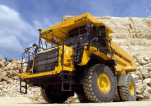 Kruti kiperi kamioni Komatsu HD405-8E0