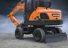 Bageri na kotačima Doosan DX55W