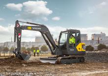 Mini bageri Volvo EC55D