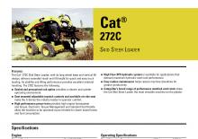 Mini utovarivači Caterpillar 272C