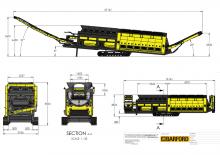 Mobilna sita s bubnjem Barford TR622