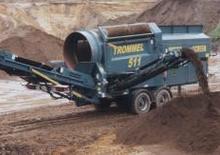 Mobilna sita s bubnjem Powerscreen Trommel 511 Rad