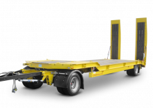 Niskopodne prikolice Schwarzmüller 2-axle low loader trailer with offset platform