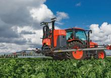 Nošene prskalice Kubota XMS216 iXflow-E