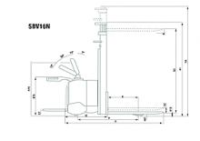 Paletni viličar za stojeće rukovatelje Mitsubishi SBV 12 NI