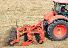 Pločasto-cinčana drljača Kubota CD1601F