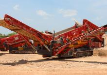 Pokretna postrojenja za prosijavanje Terex-Finlay 893