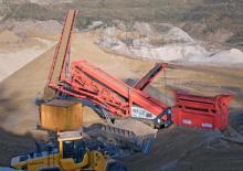 Pokretna postrojenja za prosijavanje Sandvik QA 340