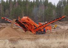 Pokretna postrojenja za prosijavanje BAT SM 1530 T