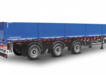Poluprikolice sa zavjesama / ceradom Schwarzmüller 3-axle platform semitrailer prepared for mobil crane