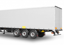 Poluprikolice sa zavjesama / ceradom Schwarzmüller 3-axle sliding tarpaulin platform semitrailer - combined transport