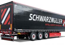Poluprikolice sa zavjesama / ceradom Schwarzmüller 3-axle ultralight sliding tarpaulin platform semitrailer