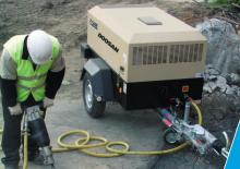 Prijenosni zračni kompresori - dizel, električni, benzinski Doosan 7/31EG