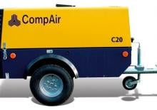 Prijenosni zračni kompresori - dizel, električni, benzinski CompAir C 20-14 gebr.
