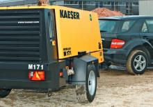 Prijenosni zračni kompresori - dizel, električni, benzinski Kaeser Mobilair M 171