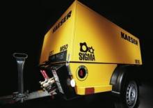 Prijenosni zračni kompresori - dizel, električni, benzinski Kaeser Mobilair M 50/10 bar 