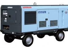 Prijenosni zračni kompresori - dizel, električni, benzinski Airman PDS670S-4C5