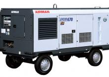 Prijenosni zračni kompresori - dizel, električni, benzinski Airman PDS670SD-4C5