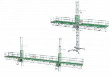 Radne kranske podizne platforme Jaso GPI40