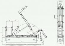 Roll-off kiperi Hyva Lift 26-49 S