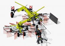 Rotacijske grablje Claas Liner 1700