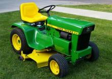 Samohodne kosilice za travnjake i vrtni traktori John Deere 112