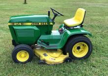 Samohodne kosilice za travnjake i vrtni traktori John Deere 214