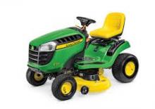 Samohodne kosilice za travnjake i vrtni traktori John Deere E120
