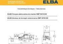 Stacionarne betonske pumpe Elba EBP 5018 D