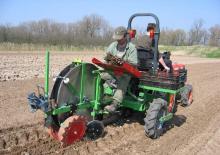 Strojevi za sadnju Basrijs Discplanter with conveyer belt
